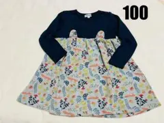 SHOO-LA-RU ワンピース 100cm ネイビー 女の子