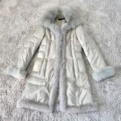 【2WAY】フォックスファー ロングダウンコート 40サイズ