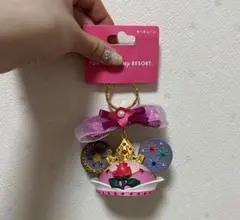 東京ディズニーリゾート キーホルダー イヤーハット型キーホルダー　オーロラ姫