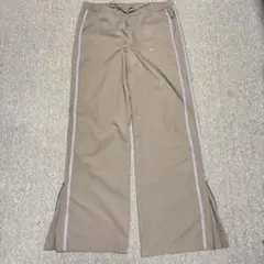 00s nike テック　フレア　刺繍　サイドジップ　パンツ