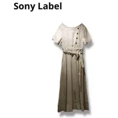 【サニーーレーベル】ワンピース　半袖　フレア　可愛い　シンプル　Free