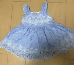 【おまけ付き】baby GAP ストライプ ワンピース 90cmのサムネイル