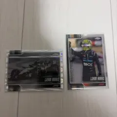Topps Chrome F1 Lando Norris 2枚セット