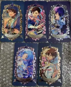 あんスタミュージアムカード 流星隊 守沢千秋　南雲鉄虎 高峯翠 仙石忍 深海奏汰