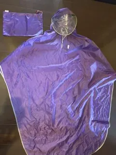 レインポンチョ　紫　krosta