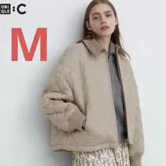 UNIQLO:C パフテックブルゾン ベージュ M
