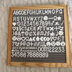 ウッド製レターボード