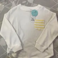 ワッフル長袖Tシャツ　120新品