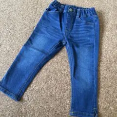 ブランシェス　デニムパンツ　七分丈　カプリパンツ　120