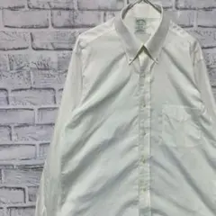 ブルックスブラザーズ長袖シャツ！ホワイトM 0317