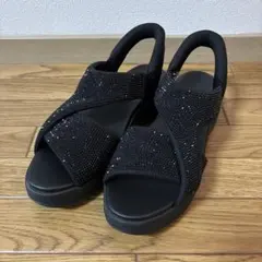 FitFlop サンダル ラメ クロスストラップ 25cm - メルカリ