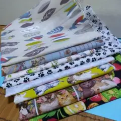 ハギレまとめ売り　綿プリント