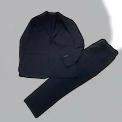 美品　UNIQLO 感動ジャケット　感動パンツ　セットアップ　上下　ブラック