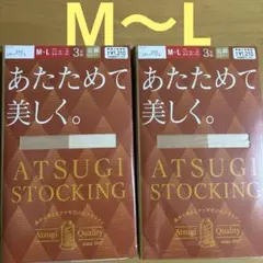 ATSUGI ストッキング M-L アツギ　あったかストッキング　6足