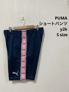 PUMA プーマ トラックパンツ ショートパンツ ハーフパンツ 刺繍ロゴ y2kのサムネイル