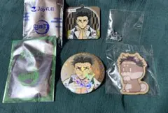 鬼滅の刃 ジョイフル 悲鳴嶼行冥 缶バッジ アクリルキーホルダー とバッジセット