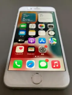 動作品　iphone 6s　64GB　シルバー　SIMフリー　充電78％