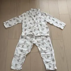 アプレレクール　パジャマ　ガーゼ　110 くま柄