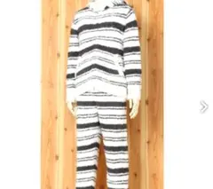 gelato pique HOMME ルームウェア 上下セット 黒ボーダー