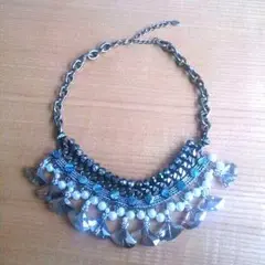 【ZARA】ビジューネックレス