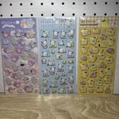 サンリオ◆ポチャッコ ポムポムプリン キキララ ぷくっとシールset