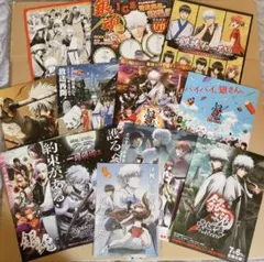 銀魂チラシセット/銀魂展.実写.万事屋.完結篇.真選組.銀時.神楽.沖田.十四郎