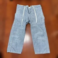 Lee ダンガリーイージーペインタークロップドパンツ　古着