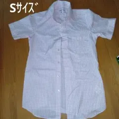 Green label relaxing 半袖シャツ ピンクチェック　郵み