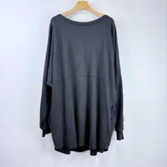 ロサンゼルスアパレル 8.5oz フレンチテリー オーバーサイズ Tシャツ 黒のサムネイル
