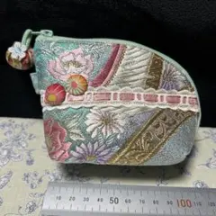 ⭕️L型ミニポーチ　ミントグリーン