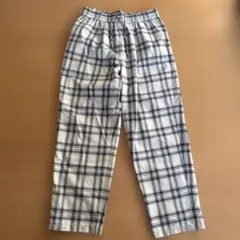 チェック柄カジュアルパンツ Lサイズ