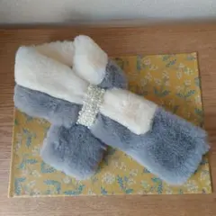 マフラー　フェイクファー　ネコポス発送