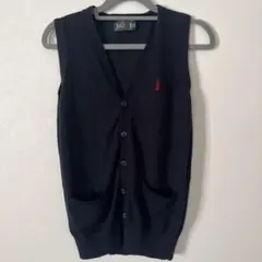 EAST BOY ネイビー Vネック スクールベスト