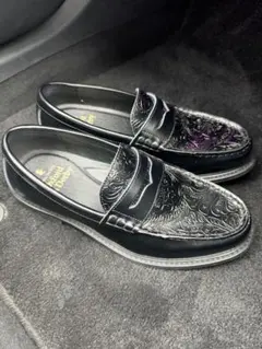 London Shoe Make Oxford & Derbyローファ ペイズリ