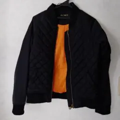 H.C.M.II キルティング MA-1ジャケット ブラック　サイズL　着払発送