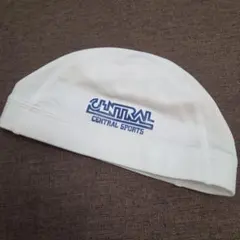ザバス　CENTRAL SPORTS 水泳帽 ホワイト Lサイズ