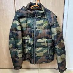 HYDROGEN カモフラージュ ダウンジャケット M メンズ 冬 ふわふわ