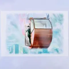 松田陣平　水彩美術ポストカード　アニコナ展　名探偵コナン