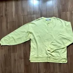 男性L/417 EDIFICEエディフィス トレーナースウェット レモンイエロー