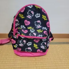 BABYDOLL Hello Kitty リュック 黒 ピンクのサムネイル