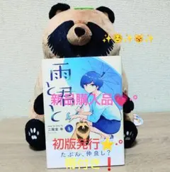 雨と君と ① 二階堂幸♡ 初版発行☆ 帯付き❗️BIGぬいぐるみ☆ セット
