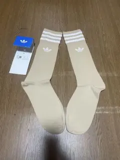 adidas ストライプデザイン ハイソックス 1色セット