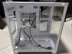 ホワイト ミドルタワー PCケース mini ITX