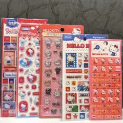 サンリオ キティ 立体シール タイルシール ぷっくりシール