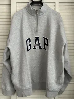 春にぴったり！GAP ミントグリーン ハーフジップ トレーナー L - メルカリ