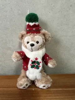 東京ディズニーリゾート　ダッフィー　クリスマス　ぬいぐるみバッチ　キーホルダー
