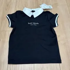 （最終お値下げしました）120㎝　kate spade 黒ポロシャツ