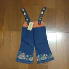 ラフ&チープ　サスペンダー付パンツ　新品未使用　90　レトロ