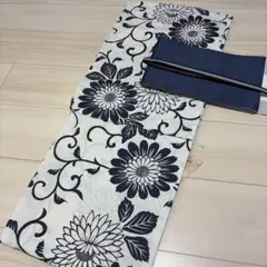 新品☆呉服屋♪吸水速乾！大人清楚な麻の葉柄 夏着物 上品な浴衣3点
