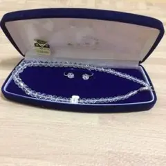 水晶 ネックレス イヤリングのサムネイル